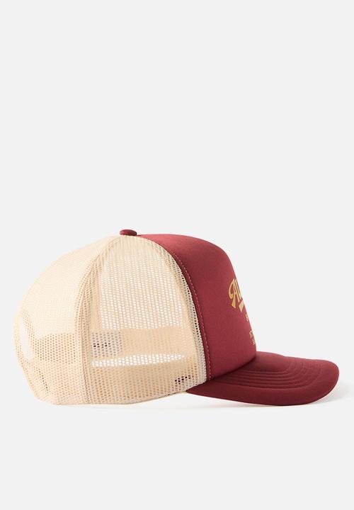 Cotton On - TRUCKER HAT - MAROON/ALL STATE