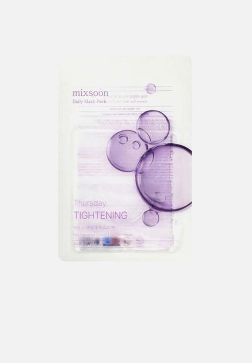 MIXSOON - Daily Sheet Mask Thursday - Tightening