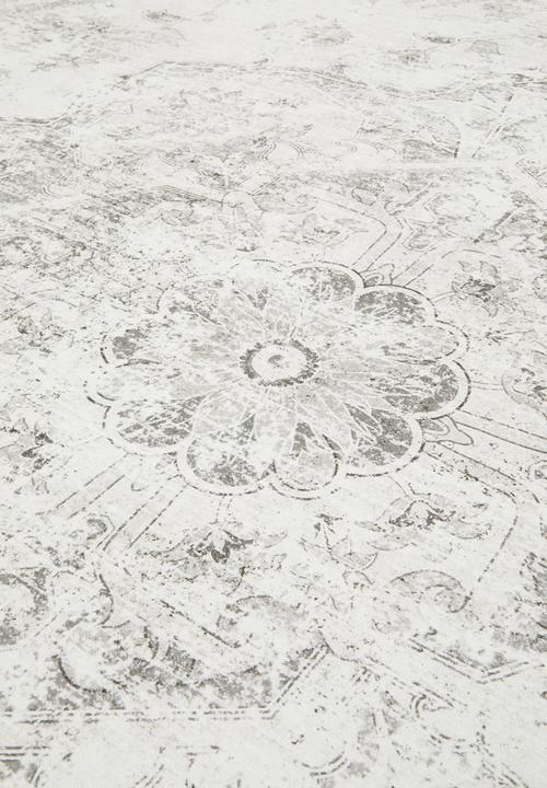 Sixth Floor - Odin Distressed Antique Round Rug - Grey
