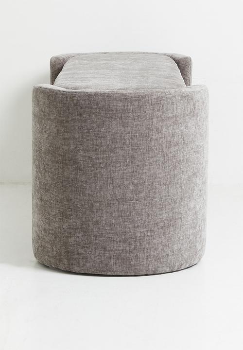 Sixth Floor - Cabo Storage Ottoman - Grey