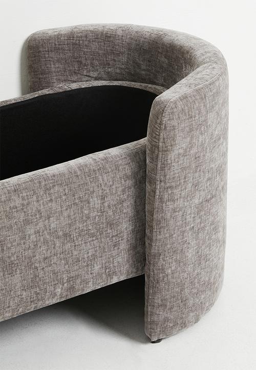 Sixth Floor - Cabo Storage Ottoman - Grey