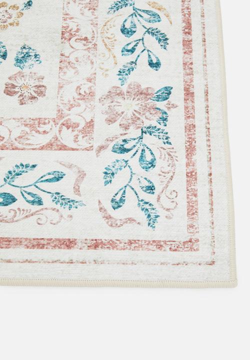 Sixth Floor - Elio Floral Rug Pink