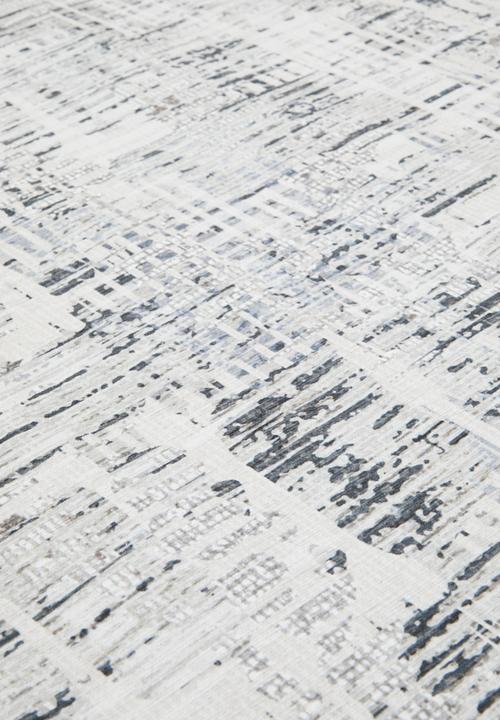 Sixth Floor - Nik Distressed Round Rug Grey