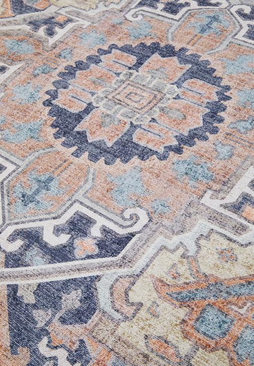 Sixth Floor - Rumi Vintage Antique Round Rug Rust