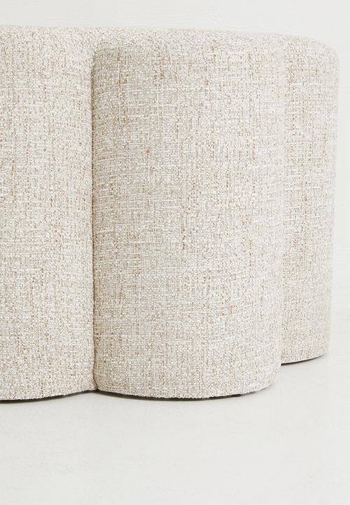 Sixth Floor - Pebble Ottoman - Ochre