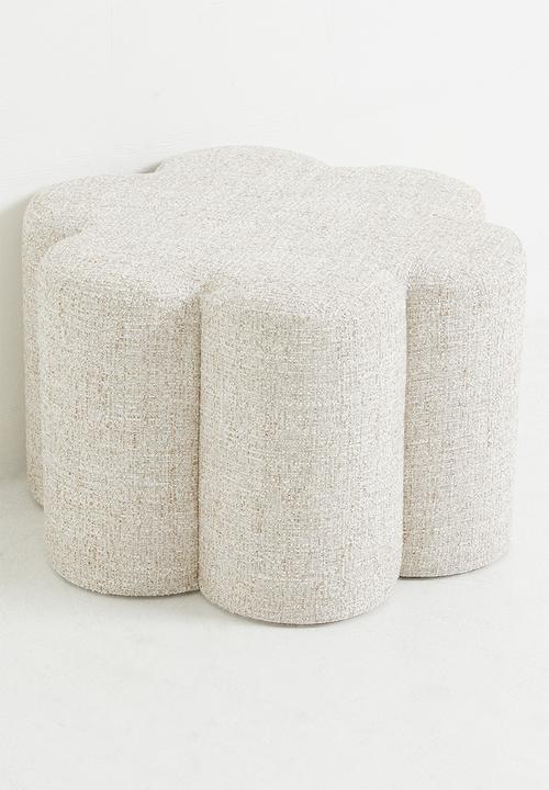 Sixth Floor - Pebble Ottoman - Ochre