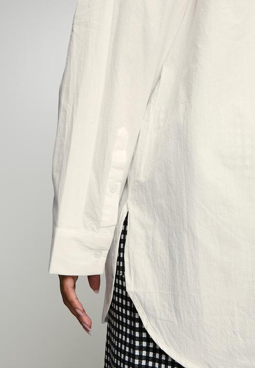 Me&B - Plus Ultimate Cotton Shirt - White