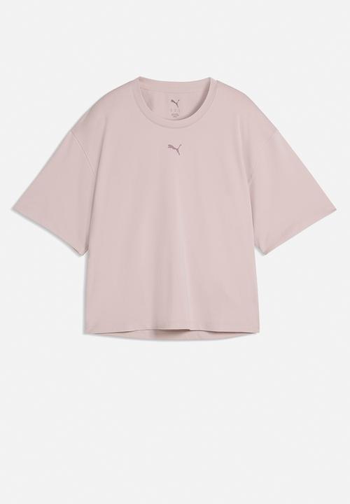 PUMA - W Cloudspun Relaxed Tee - Misty Pink