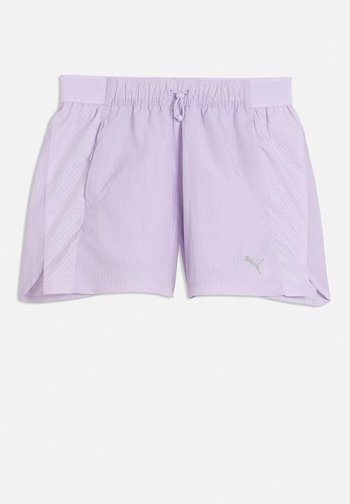 PUMA - Run Culture Collective T7 Woven Shorts 4" - Light Lavender