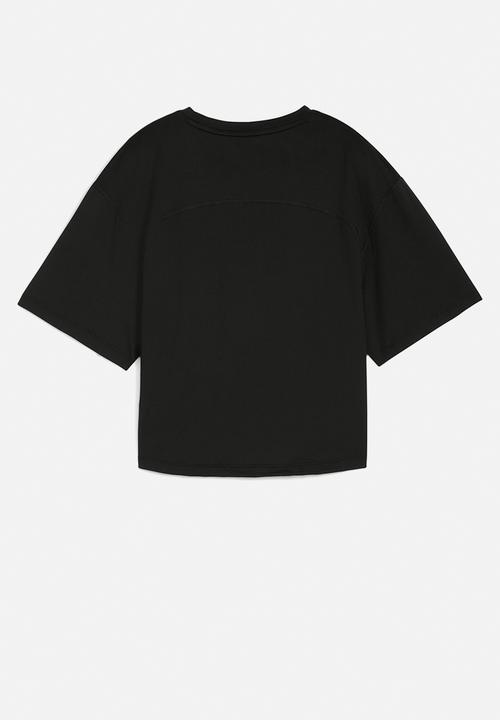 PUMA - Plus w cloudspun relaxed tee - puma black