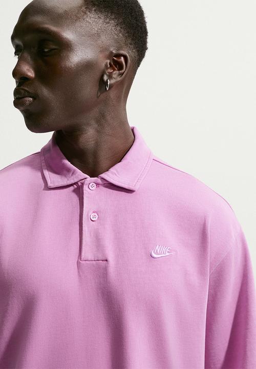 Nike - Nsw Club Jersey Polo- Lt Magenta