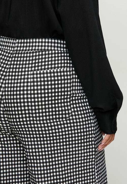 Me&B - Plus Bengaline Pants - Black and White