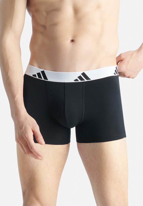 adidas Performance - Active Flex Cotton - 3PK Trunk - White Band - BBB
