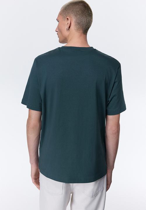 H&M - Regular fit t-shirt - dark teal