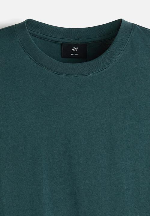 H&M - Regular fit t-shirt - dark teal
