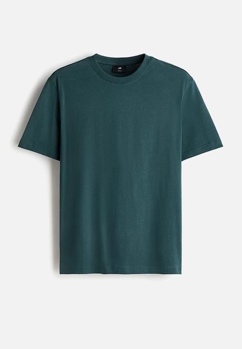 H&M - Regular fit t-shirt - dark teal