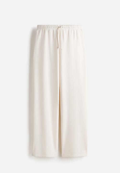 H&M - Wide joggers - cream