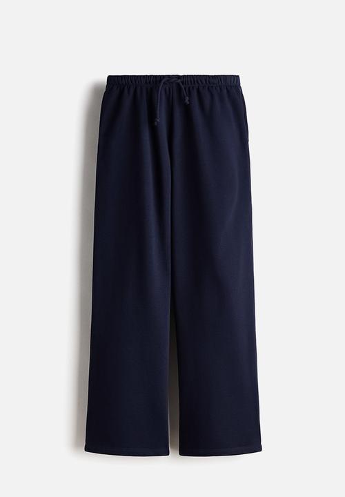 H&M - Wide joggers - navy blue