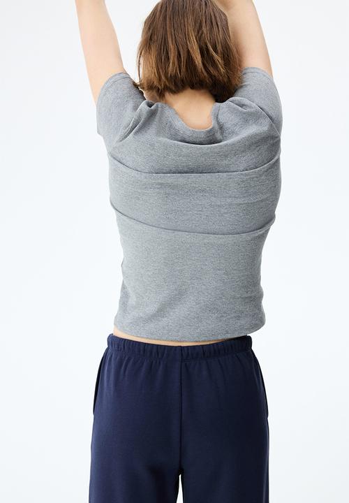 H&M - Wide joggers - navy blue