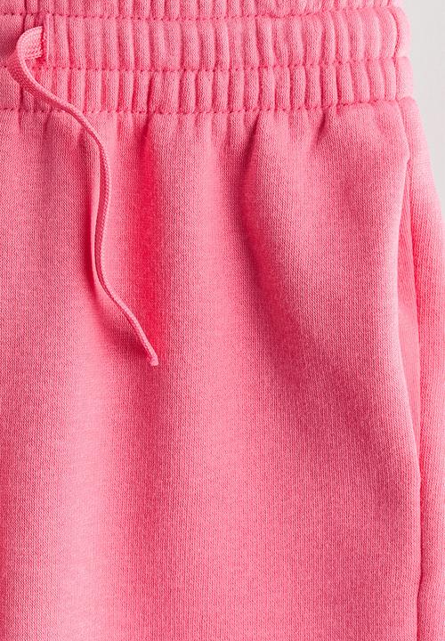 H&M - Brushed-inside joggers - bright pink