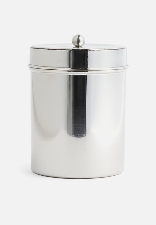 H&M - Stainless steel canister - silver-coloured