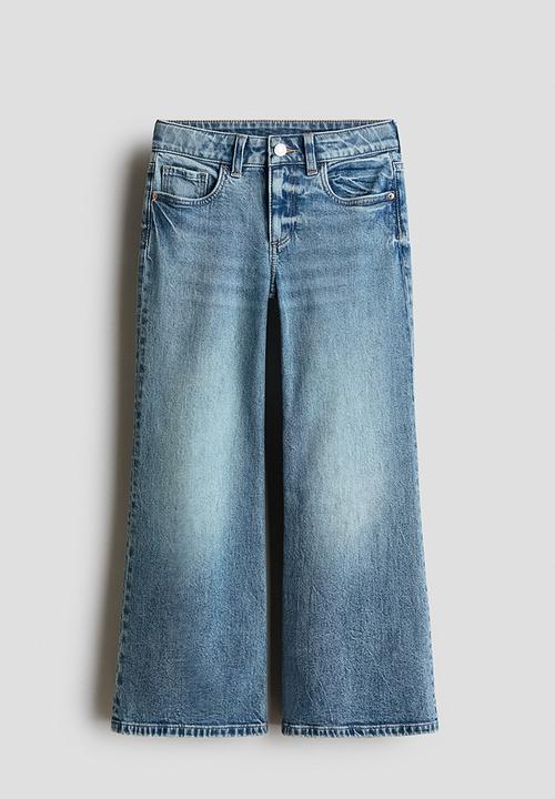 H&M - Baggy fit bootcut leg jeans - denim blue
