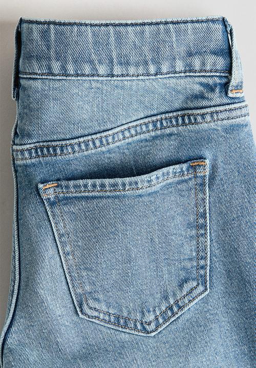 H&M - Baggy fit bootcut leg jeans - denim blue