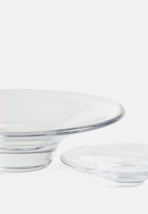 H&M - Large glass bowl - transparent