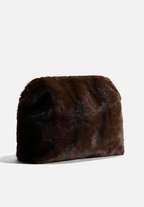 H&M - Large clutch - dark brown
