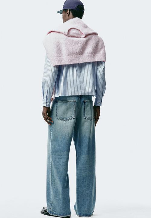 H&M - Wide jeans - light denim blue