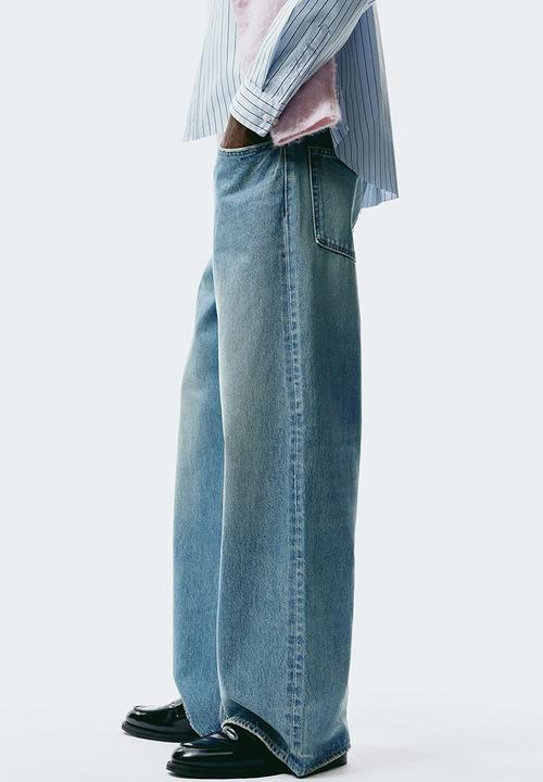 H&M - Wide jeans - light denim blue