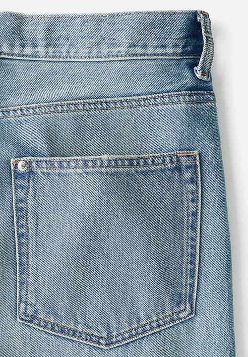 H&M - Wide jeans - light denim blue