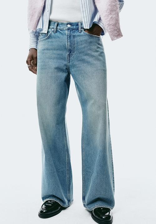 H&M - Wide jeans - light denim blue
