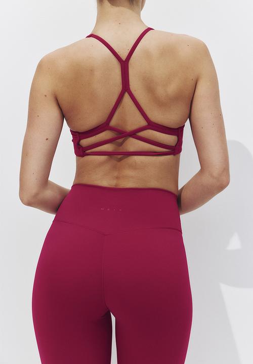 H&M - Sculptmove? medium support sports bra - dark fuchsia