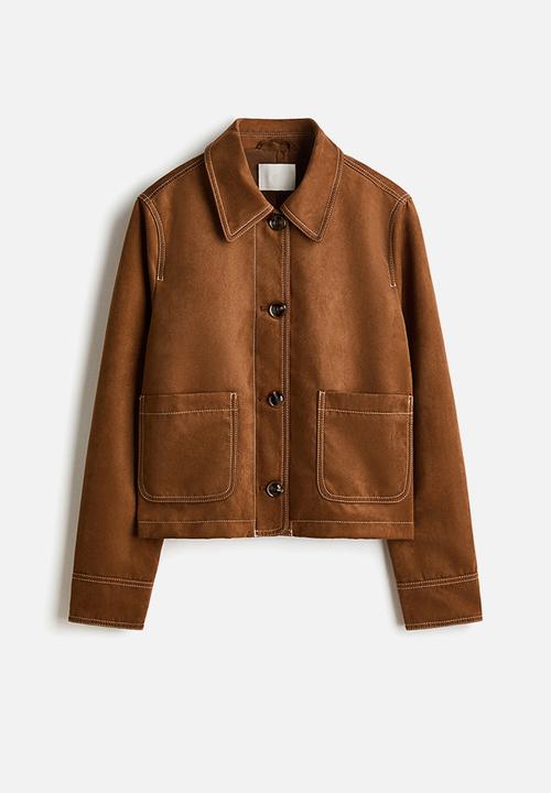 H&M - Short jacket - dark beige