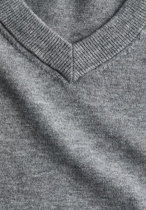 H&M - V-neck jumper - grey marl