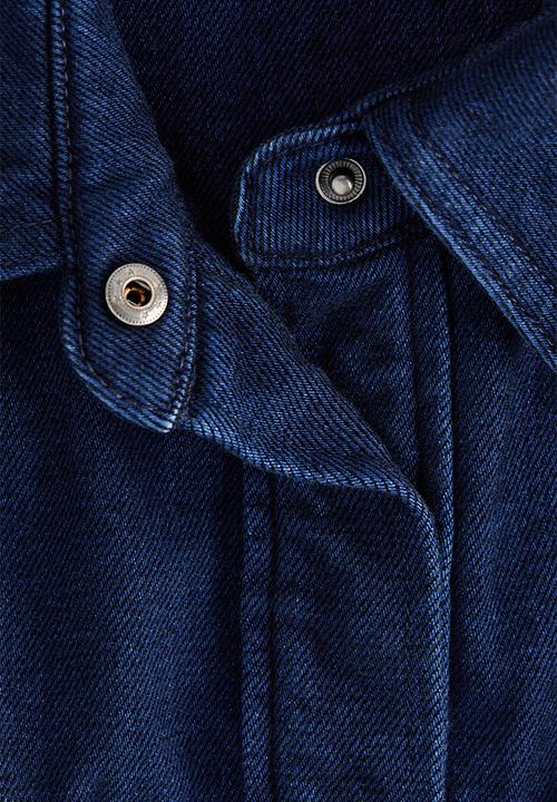 H&M - Denim shirt - dark denim blue