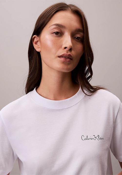 Calvin Klein - Short sleeve classic graphic tee - brilliant white