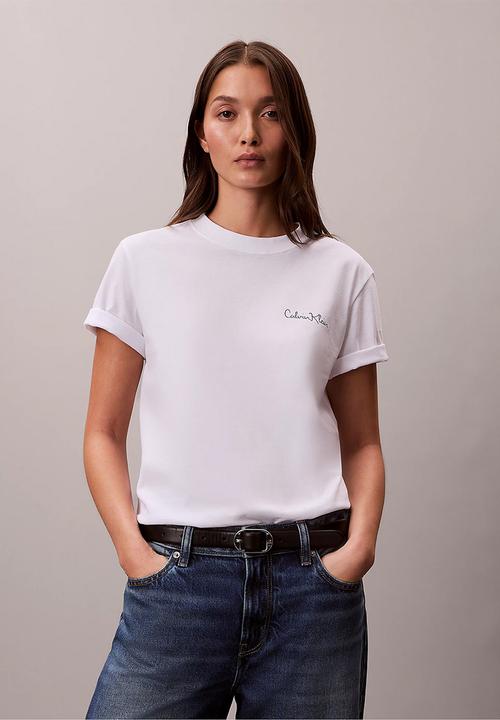 Calvin Klein - Short sleeve classic graphic tee - brilliant white