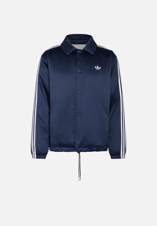 adidas Originals - 3-Stripes Satin Padded Jacket - Night Indigo Navy