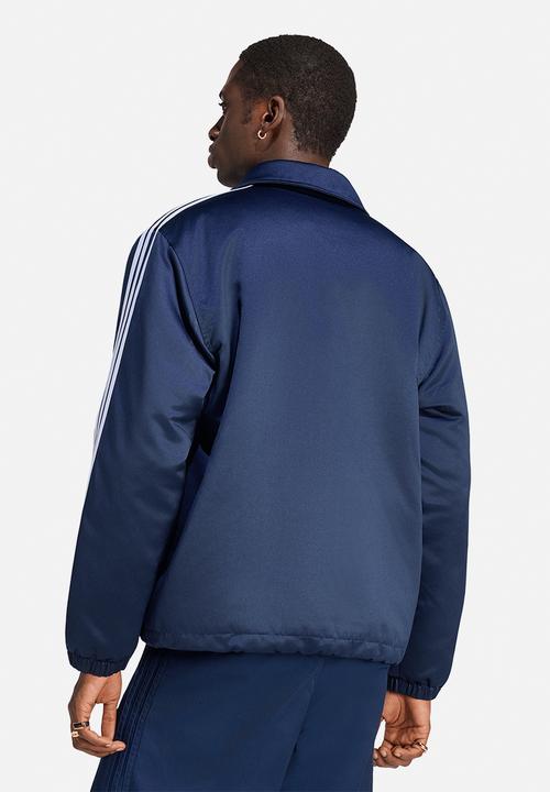 adidas Originals - 3-Stripes Satin Padded Jacket - Night Indigo Navy