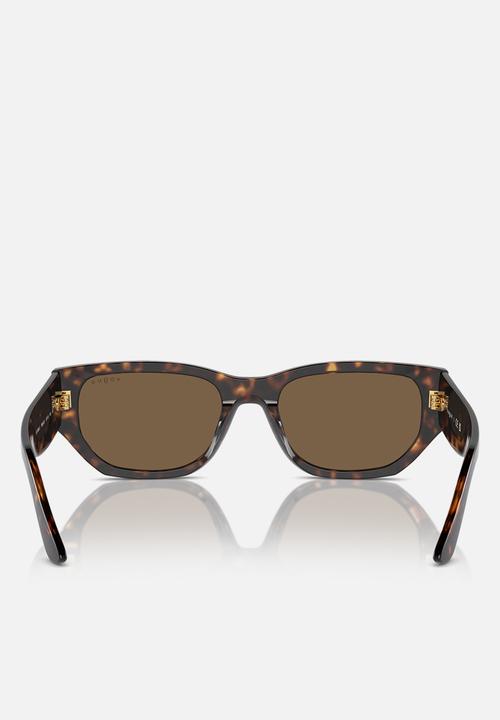 Vogue Eyewear - Vogue Eyewear 0VO5586S 53 Rectangle - Dark Brown