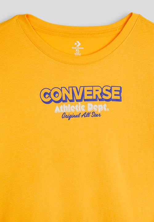 Converse - Cnvb Lg Dctp Hit Gfx Tee - Gold Palm