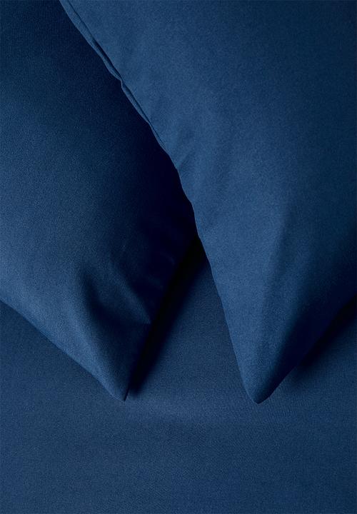 Sixth Floor - Recycled microfibre std pillowcase set - Navy Peony