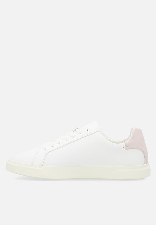 Calvin Klein - Low Pro Cup Laceup - Bright White/Dusty Pink