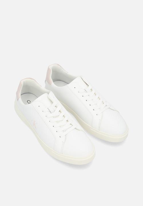 Calvin Klein - Low Pro Cup Laceup - Bright White/Dusty Pink