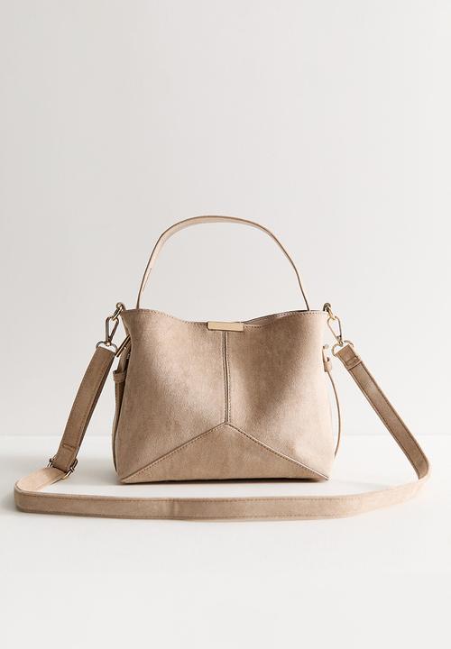 New Look - Marine Suedette Bucket - Mink