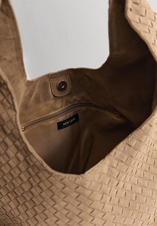 New Look - Suky Suedette Weave Hobo - Camel