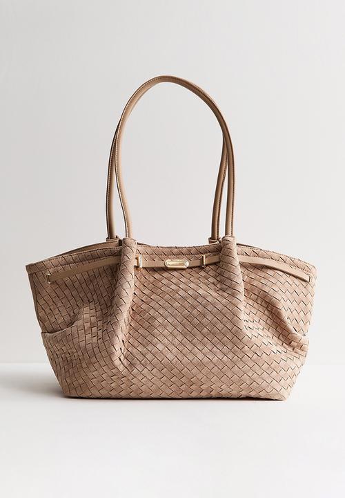 New Look - Soft Winged Slouch Tote - Mink