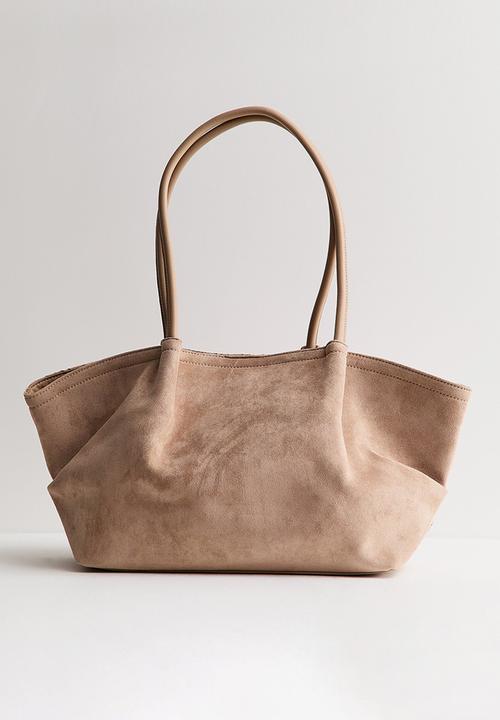 New Look - Soft Winged Slouch Tote - Mink